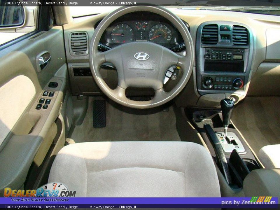 2004 Hyundai Sonata Desert Sand / Beige Photo #5