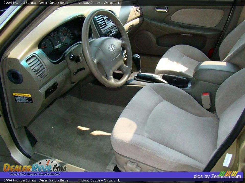 2004 Hyundai Sonata Desert Sand / Beige Photo #6