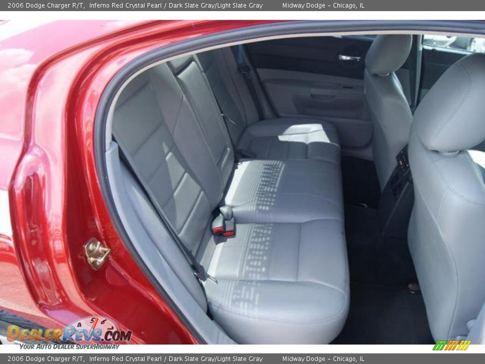 2006 Dodge Charger R/T Inferno Red Crystal Pearl / Dark Slate Gray/Light Slate Gray Photo #6