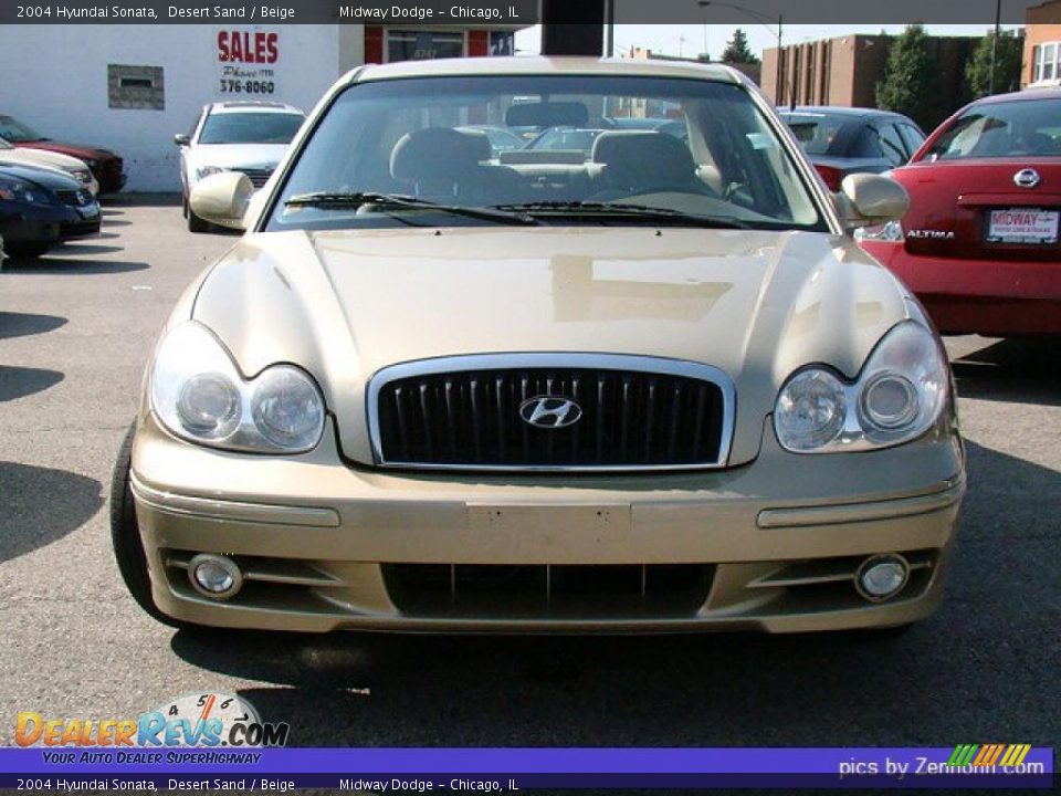 2004 Hyundai Sonata Desert Sand / Beige Photo #8