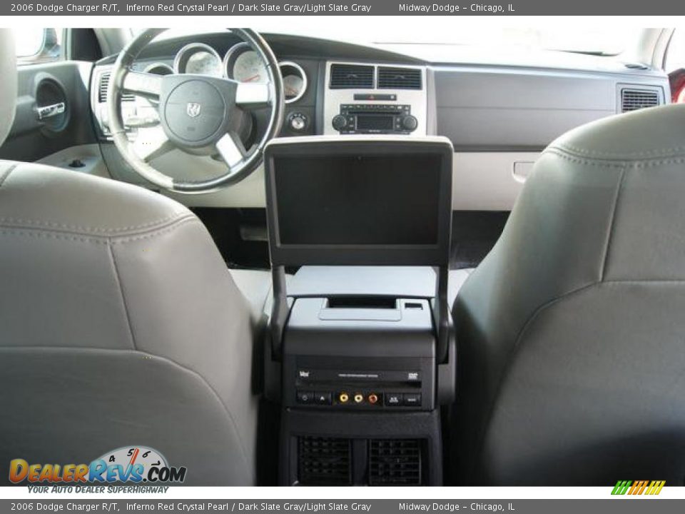 2006 Dodge Charger R/T Inferno Red Crystal Pearl / Dark Slate Gray/Light Slate Gray Photo #9