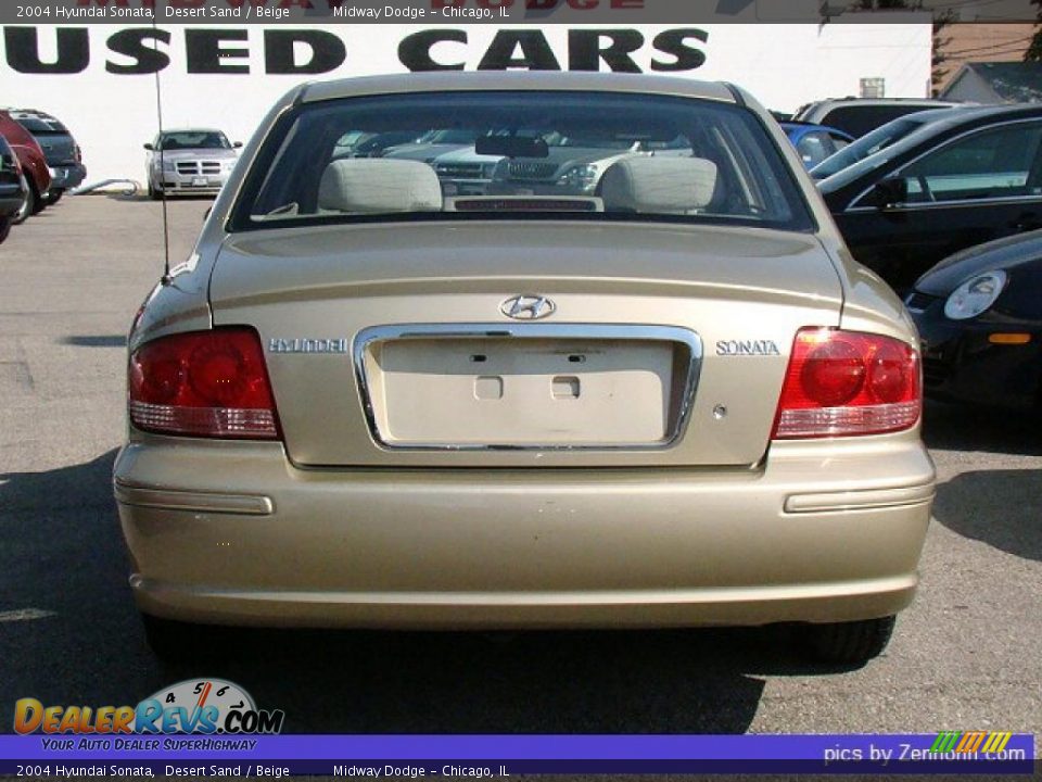 2004 Hyundai Sonata Desert Sand / Beige Photo #9