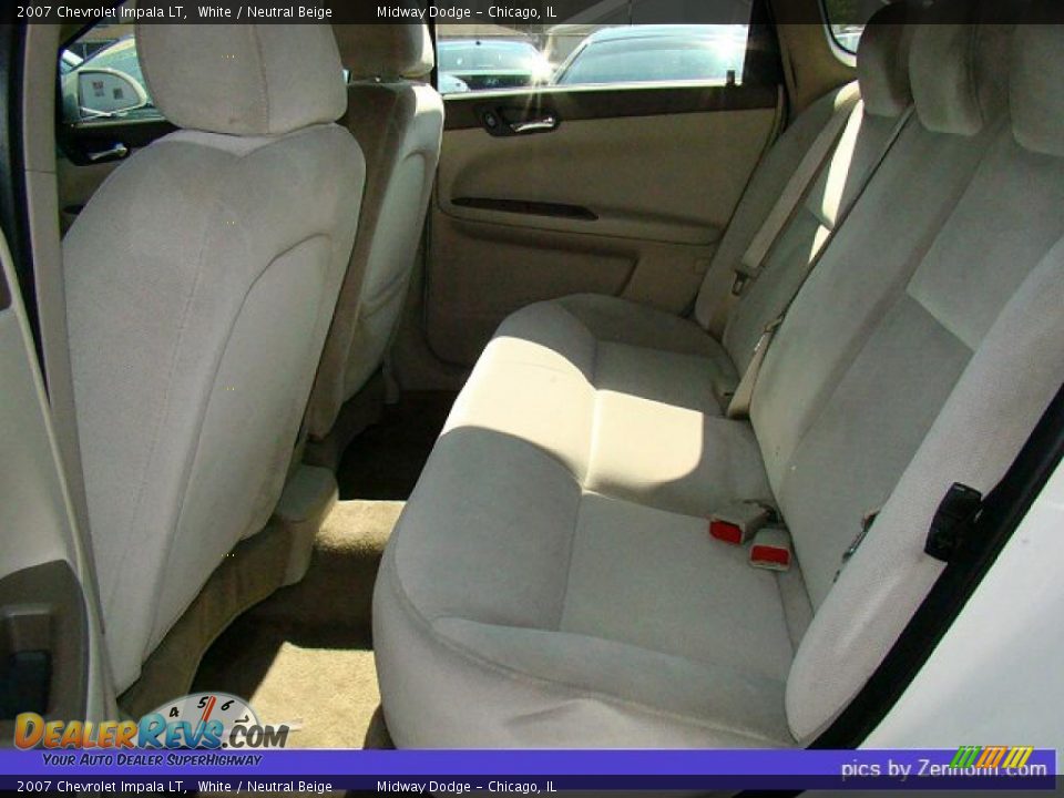 2007 Chevrolet Impala LT White / Neutral Beige Photo #4