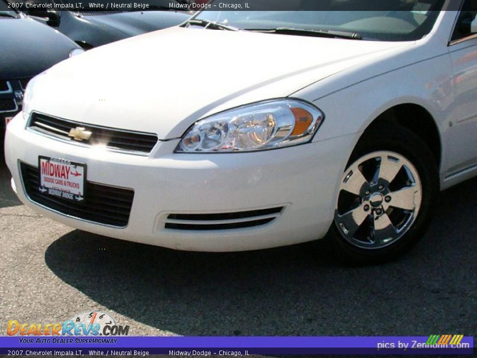 2007 Chevrolet Impala LT White / Neutral Beige Photo #7