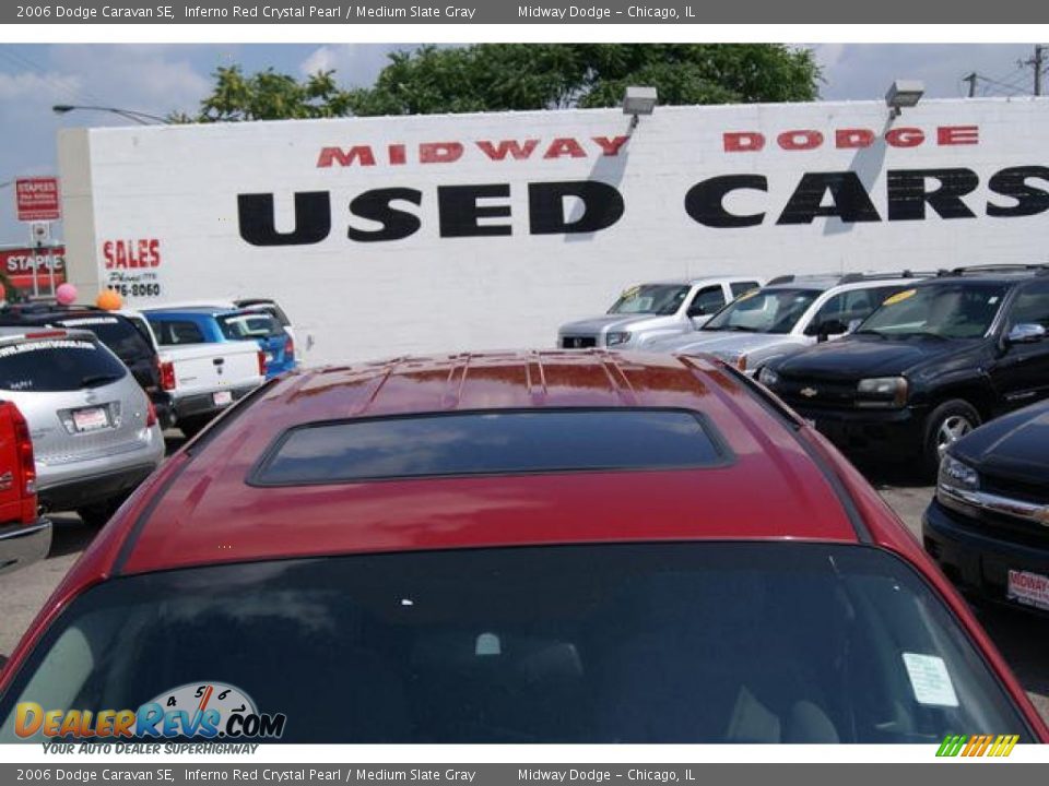 2006 Dodge Caravan SE Inferno Red Crystal Pearl / Medium Slate Gray Photo #5