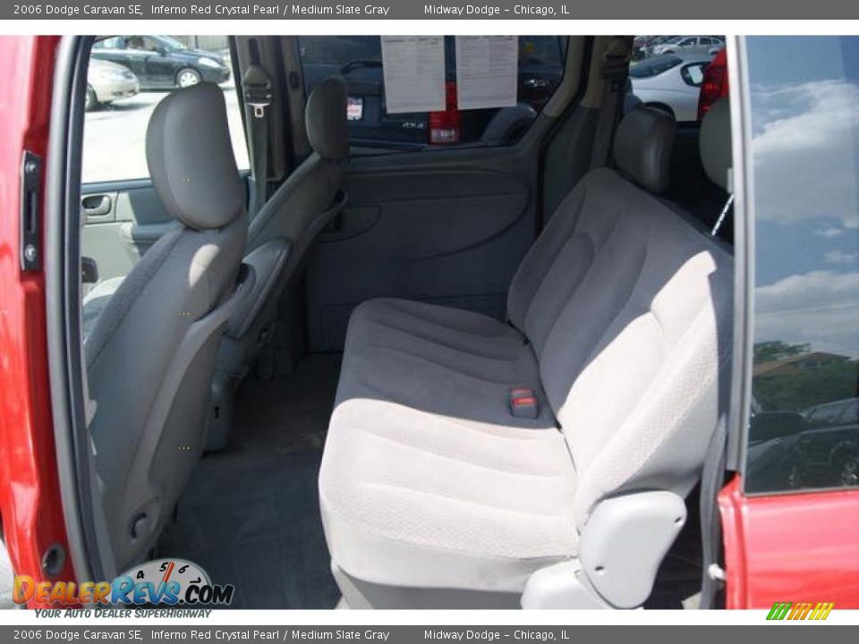 2006 Dodge Caravan SE Inferno Red Crystal Pearl / Medium Slate Gray Photo #7