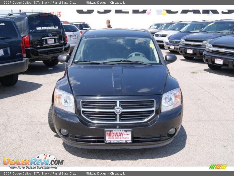 2007 Dodge Caliber SXT Black / Pastel Slate Gray Photo #3