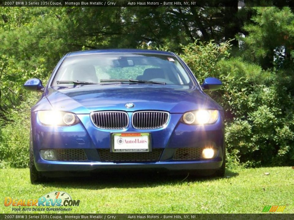 2007 BMW 3 Series 335i Coupe Montego Blue Metallic / Grey Photo #2