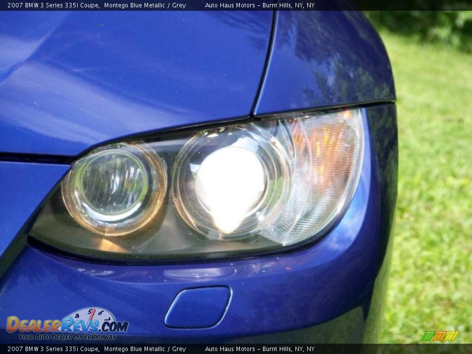 2007 BMW 3 Series 335i Coupe Montego Blue Metallic / Grey Photo #11