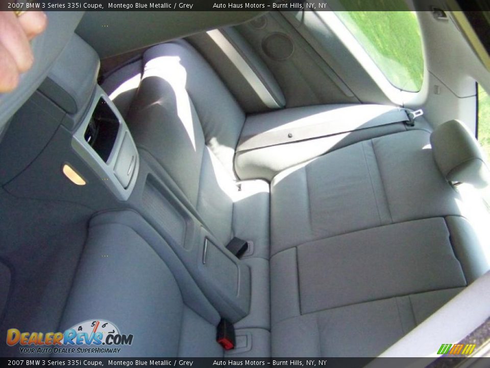 2007 BMW 3 Series 335i Coupe Montego Blue Metallic / Grey Photo #19