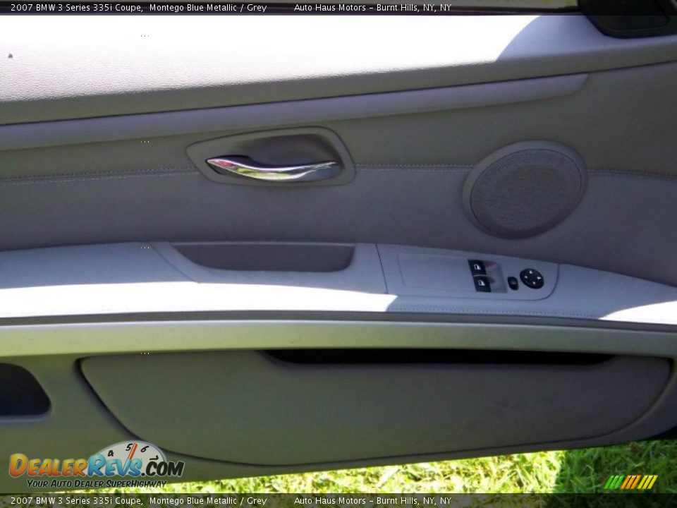 2007 BMW 3 Series 335i Coupe Montego Blue Metallic / Grey Photo #20