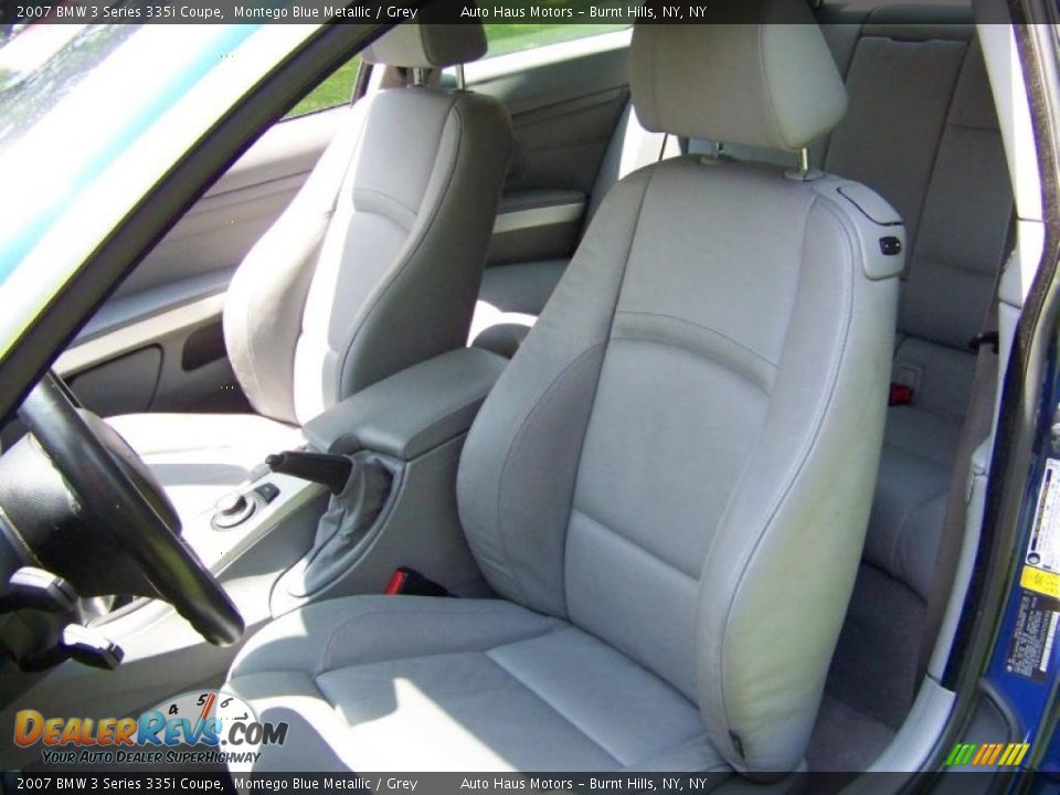 2007 BMW 3 Series 335i Coupe Montego Blue Metallic / Grey Photo #21