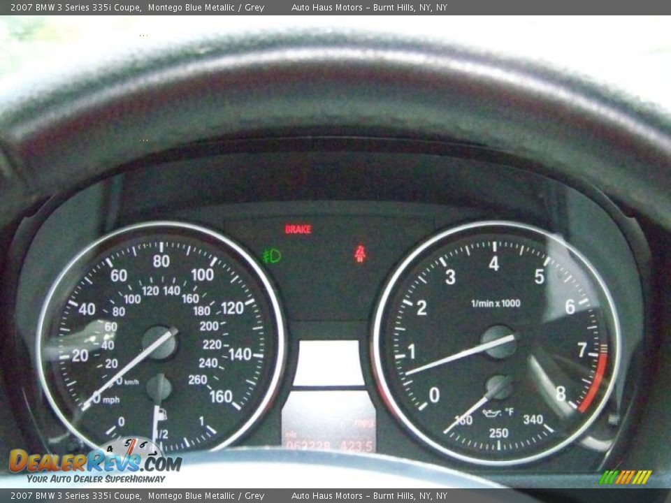 2007 BMW 3 Series 335i Coupe Montego Blue Metallic / Grey Photo #23