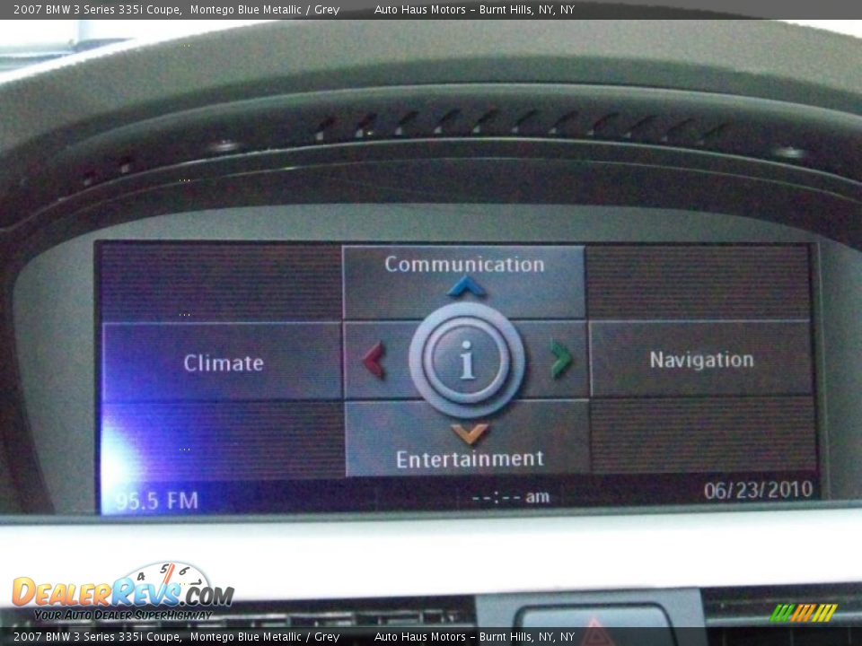2007 BMW 3 Series 335i Coupe Montego Blue Metallic / Grey Photo #26