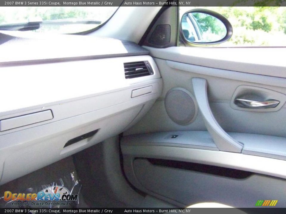 2007 BMW 3 Series 335i Coupe Montego Blue Metallic / Grey Photo #29