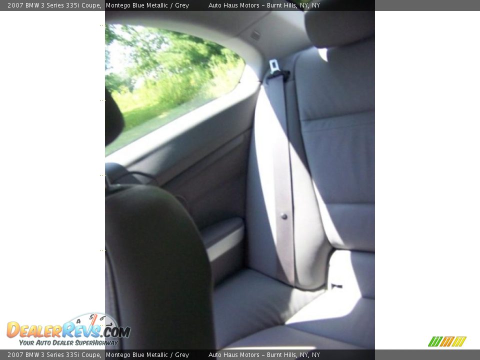 2007 BMW 3 Series 335i Coupe Montego Blue Metallic / Grey Photo #30