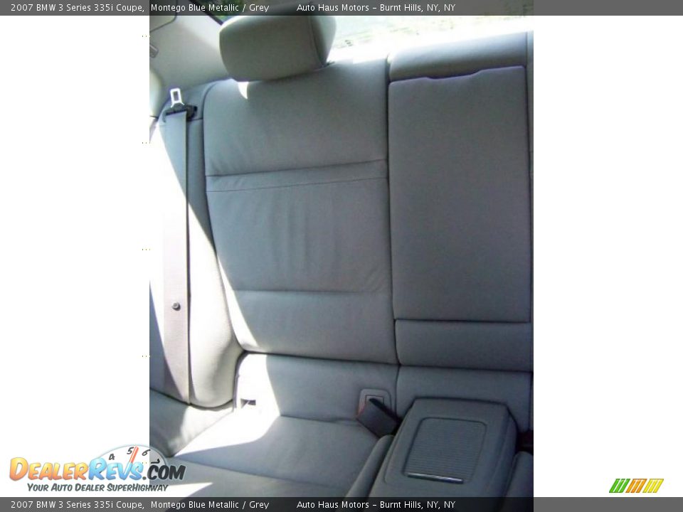 2007 BMW 3 Series 335i Coupe Montego Blue Metallic / Grey Photo #31