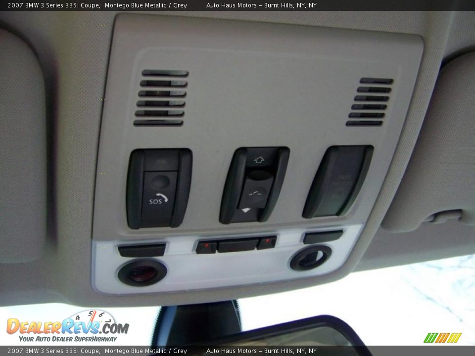 2007 BMW 3 Series 335i Coupe Montego Blue Metallic / Grey Photo #32