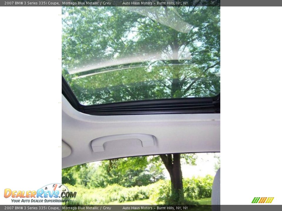2007 BMW 3 Series 335i Coupe Montego Blue Metallic / Grey Photo #33
