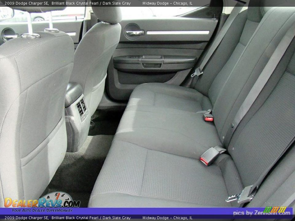 2009 Dodge Charger SE Brilliant Black Crystal Pearl / Dark Slate Gray Photo #5