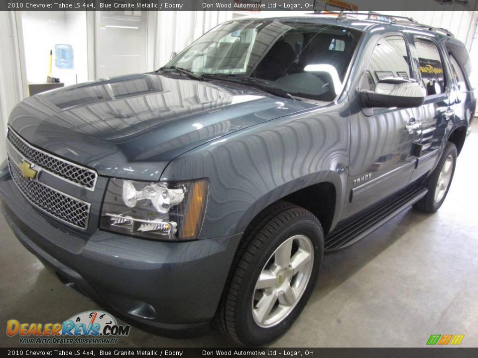 2010 Chevrolet Tahoe LS 4x4 Blue Granite Metallic / Ebony Photo #2
