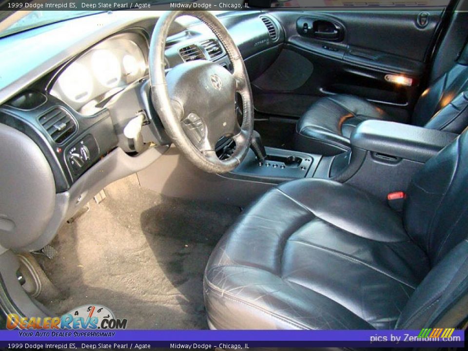 1999 Dodge Intrepid ES Deep Slate Pearl / Agate Photo #4