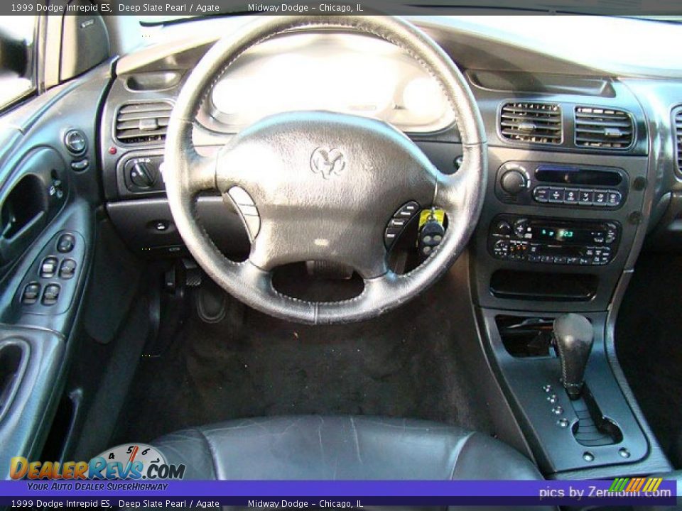 1999 Dodge Intrepid ES Deep Slate Pearl / Agate Photo #6