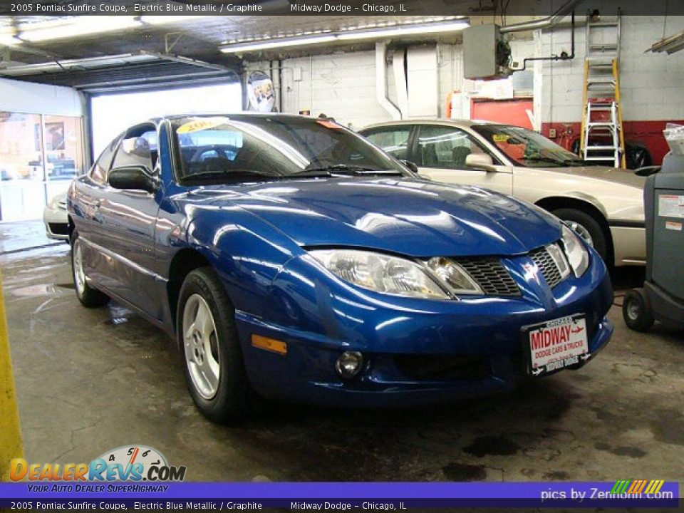 2005 Pontiac Sunfire Coupe Electric Blue Metallic / Graphite Photo #1