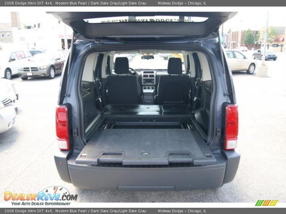 2008 Dodge Nitro SXT 4x4 Modern Blue Pearl / Dark Slate Gray/Light Slate Gray Photo #6