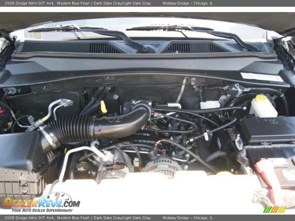 2008 Dodge Nitro SXT 4x4 Modern Blue Pearl / Dark Slate Gray/Light Slate Gray Photo #8