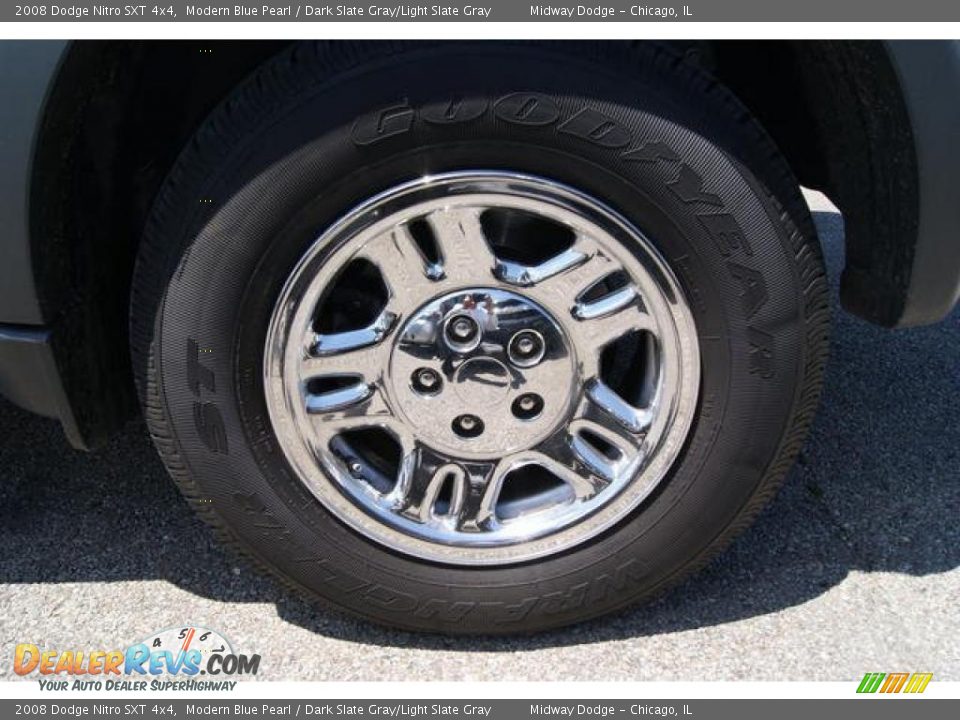 2008 Dodge Nitro SXT 4x4 Modern Blue Pearl / Dark Slate Gray/Light Slate Gray Photo #9