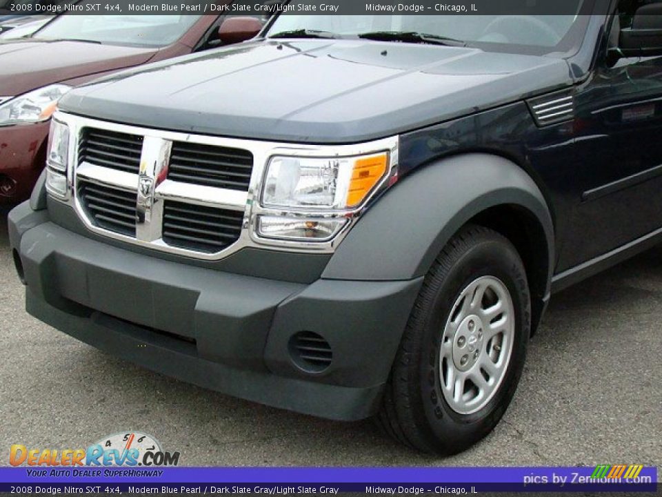 2008 Dodge Nitro SXT 4x4 Modern Blue Pearl / Dark Slate Gray/Light Slate Gray Photo #11