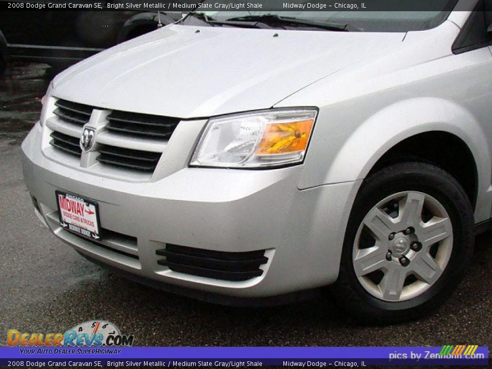 2008 Dodge Grand Caravan SE Bright Silver Metallic / Medium Slate Gray/Light Shale Photo #7