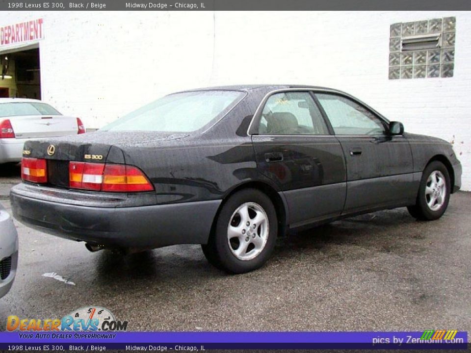 1998 Lexus ES 300 Black / Beige Photo #3
