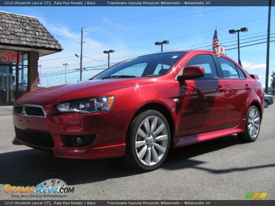 2010 Mitsubishi Lancer GTS Rally Red Metallic / Black Photo #1