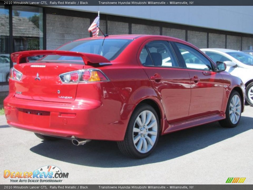 2010 Mitsubishi Lancer GTS Rally Red Metallic / Black Photo #2