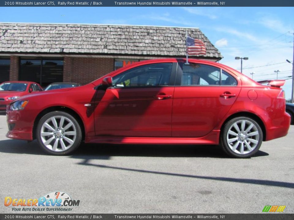 2010 Mitsubishi Lancer GTS Rally Red Metallic / Black Photo #22