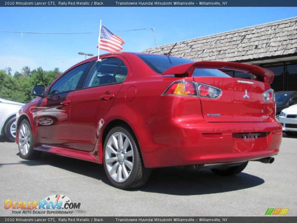 2010 Mitsubishi Lancer GTS Rally Red Metallic / Black Photo #23