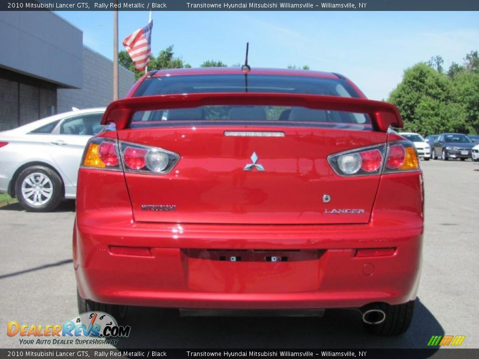 2010 Mitsubishi Lancer GTS Rally Red Metallic / Black Photo #24
