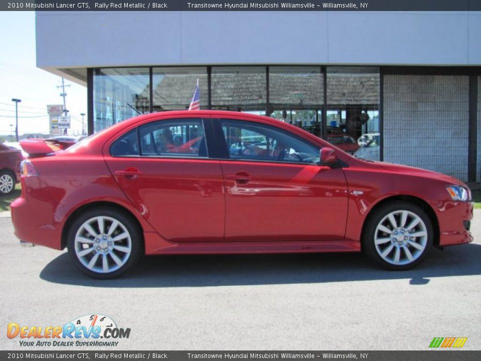 2010 Mitsubishi Lancer GTS Rally Red Metallic / Black Photo #25