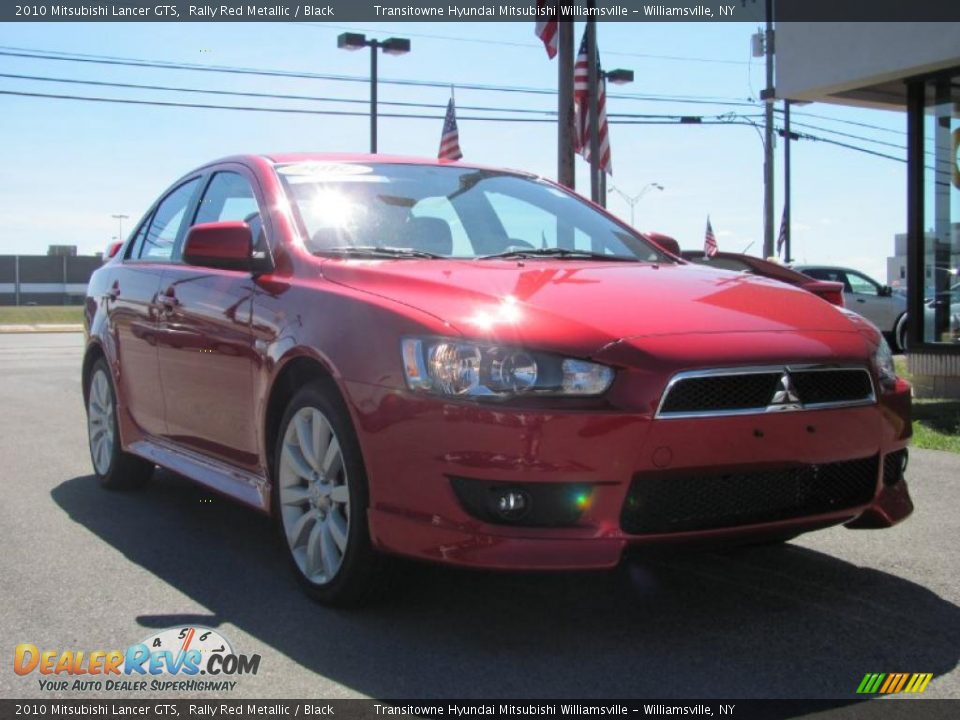 2010 Mitsubishi Lancer GTS Rally Red Metallic / Black Photo #26