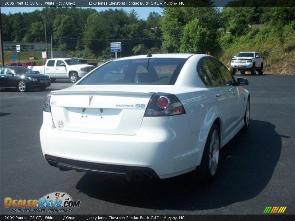 2009 Pontiac G8 GT White Hot / Onyx Photo #6