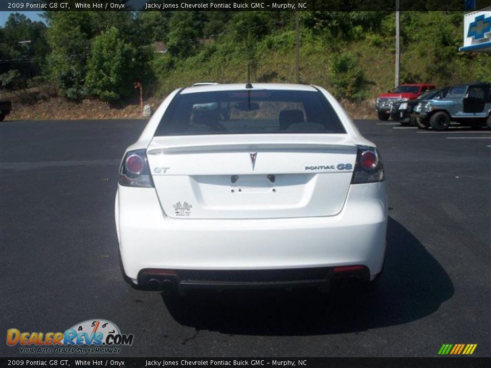 2009 Pontiac G8 GT White Hot / Onyx Photo #7