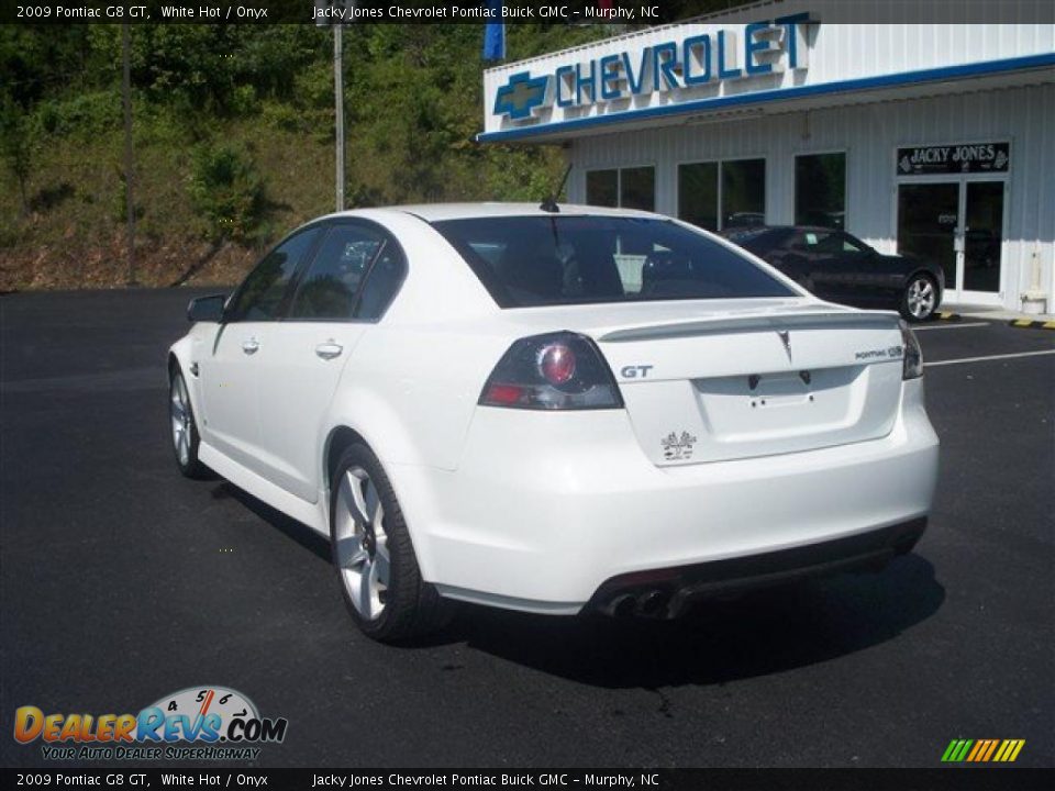 2009 Pontiac G8 GT White Hot / Onyx Photo #8