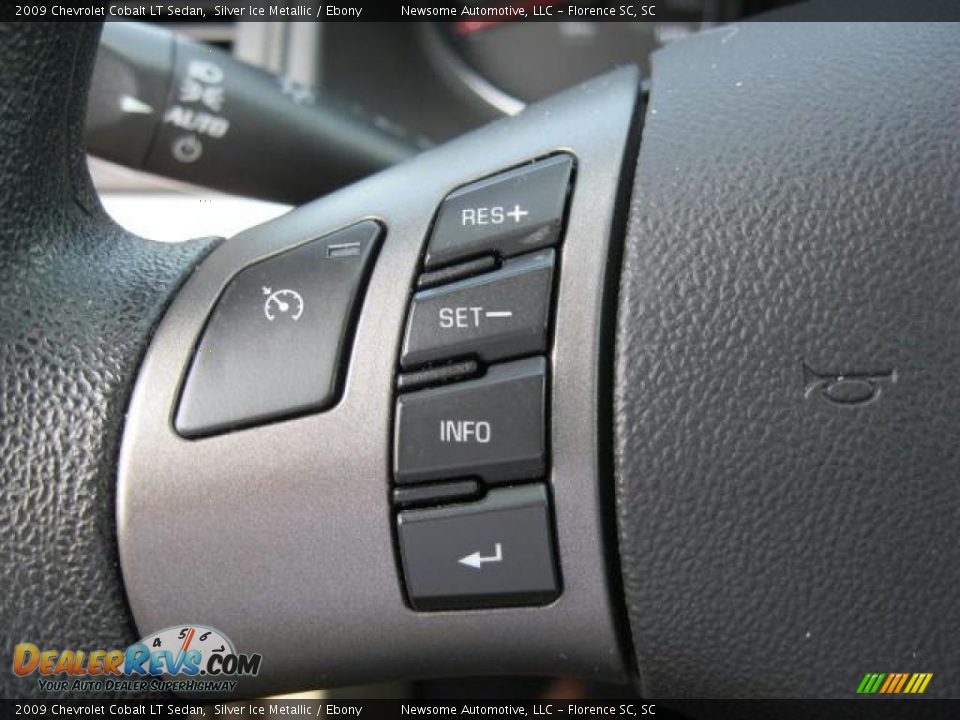 2009 Chevrolet Cobalt LT Sedan Silver Ice Metallic / Ebony Photo #13