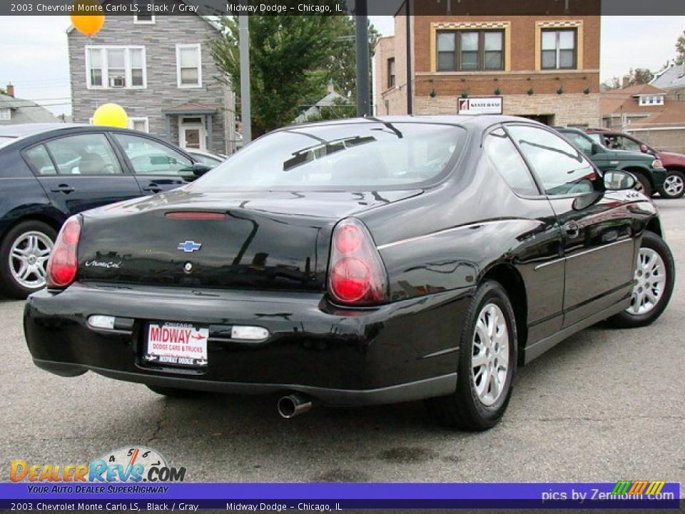 2003 Chevrolet Monte Carlo LS Black / Gray Photo #2