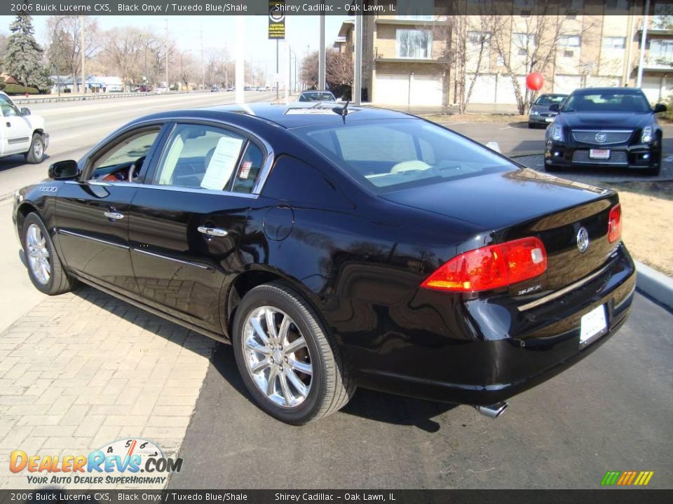 2006 Buick Lucerne CXS Black Onyx / Tuxedo Blue/Shale Photo #5