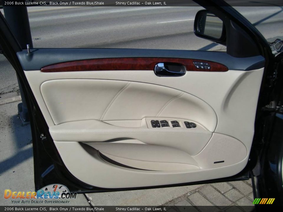 2006 Buick Lucerne CXS Black Onyx / Tuxedo Blue/Shale Photo #11