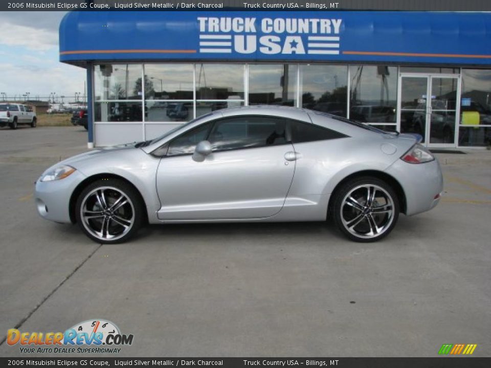 2006 Mitsubishi Eclipse GS Coupe Liquid Silver Metallic / Dark Charcoal Photo #1