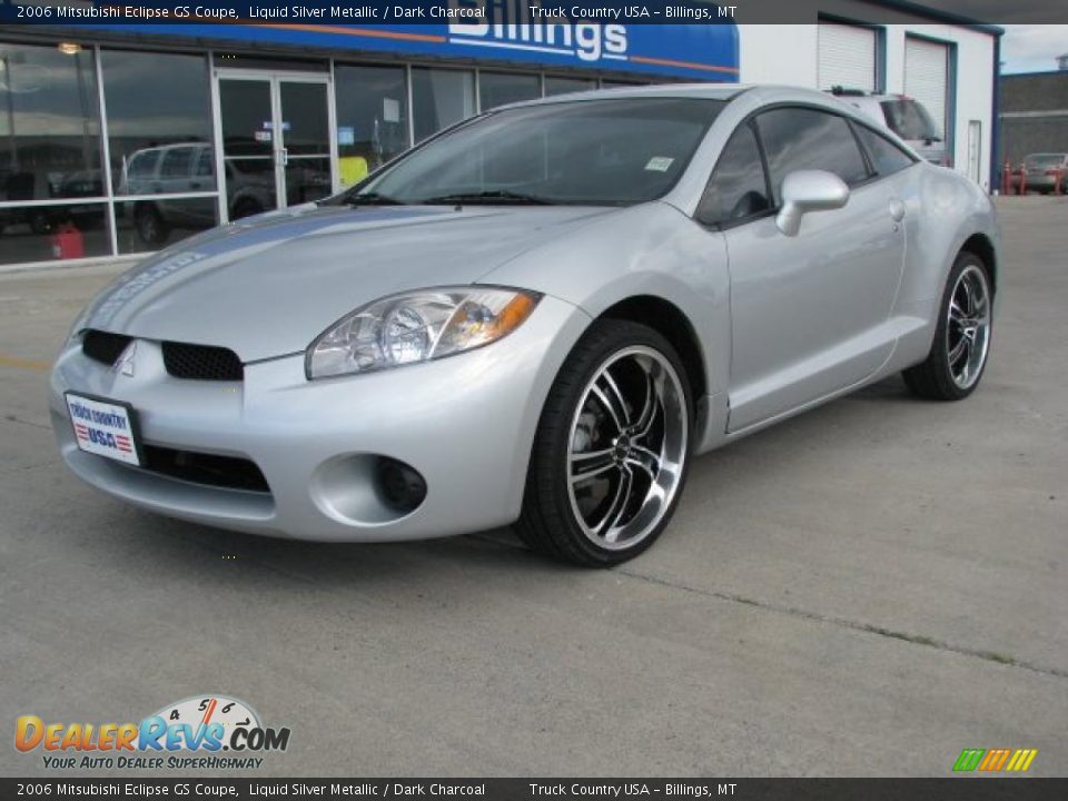 2006 Mitsubishi Eclipse GS Coupe Liquid Silver Metallic / Dark Charcoal Photo #2